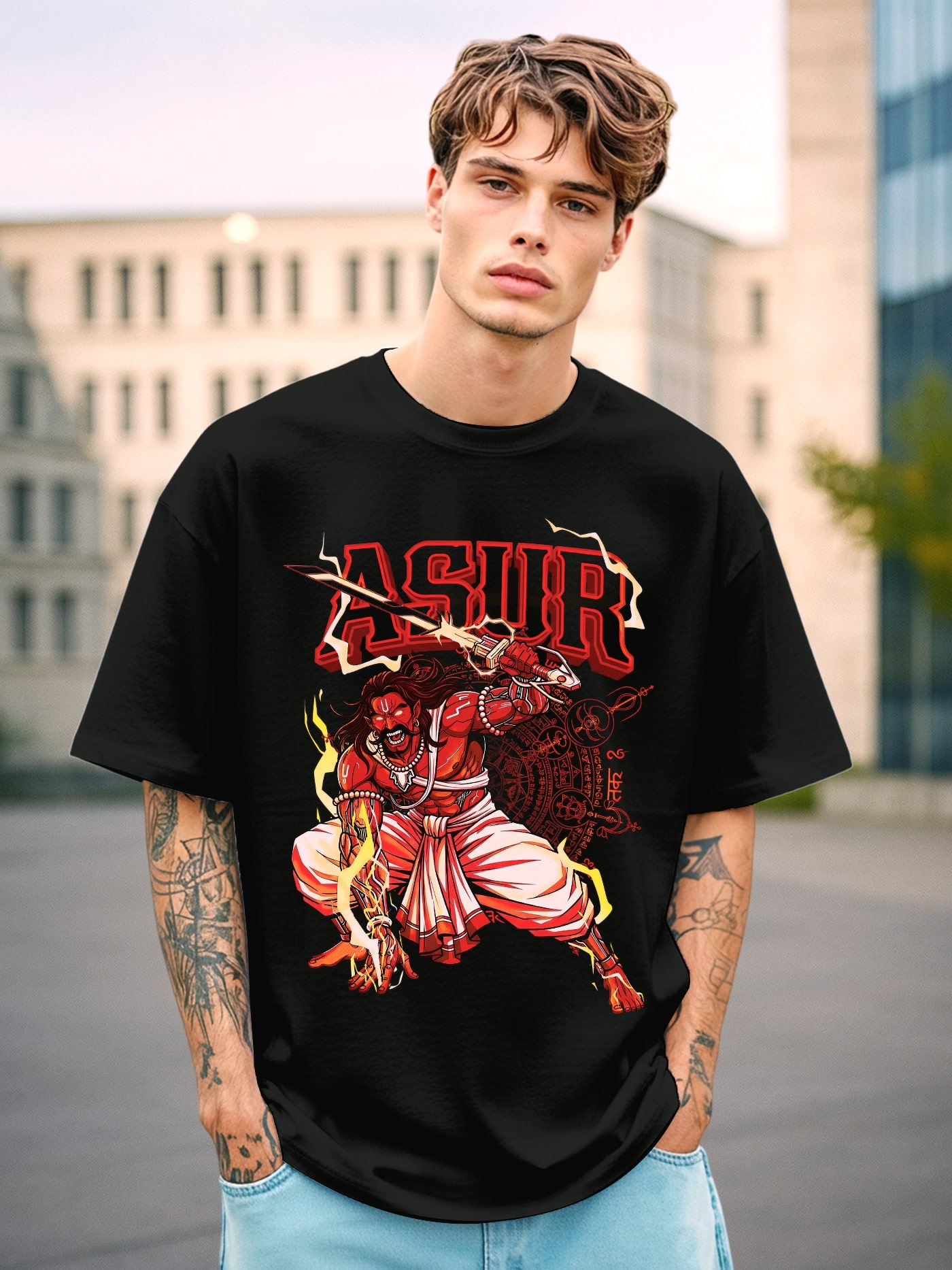 【新品未開封】BESTY ONLY LIMITED T-Shirt White Oversized Misfits KSI The Nightmare License Printed T-Shirt